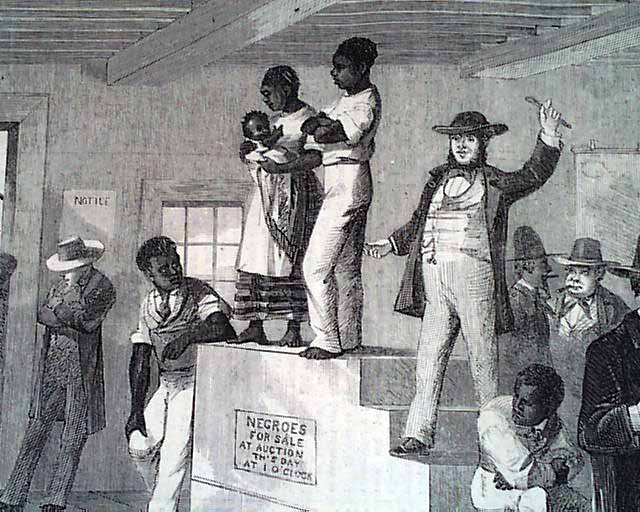Slaves auction