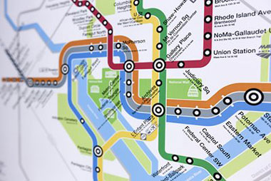 Map of DC Metro