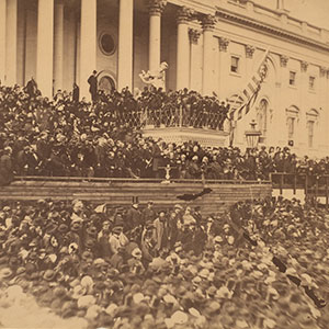 Lincoln's inauguration day, 1860