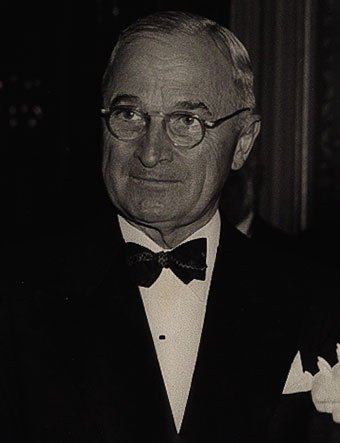 Truman in a tuxedo