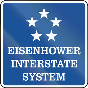 Highway system sign