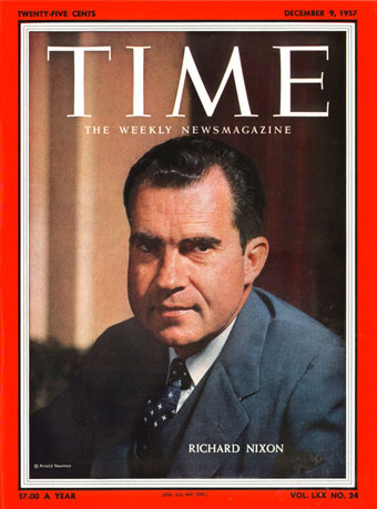 Richard Nixon on the cover of Time