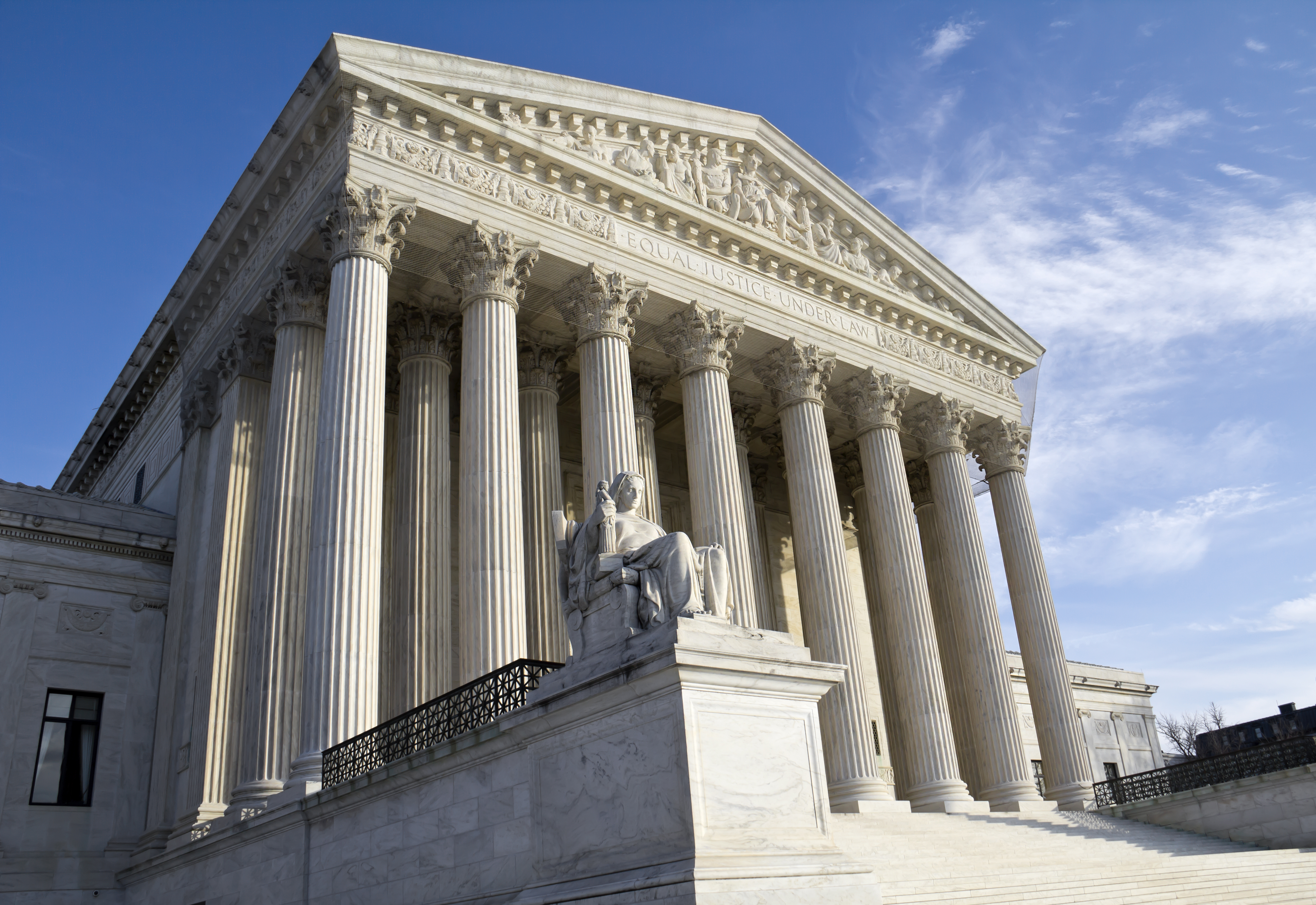 Exterior of US Supreme Court building