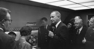 President Johnson on November 22, 1963