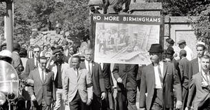 Civil rights leaders march in Washington