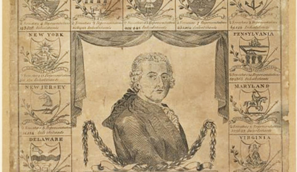 An old image of president adams