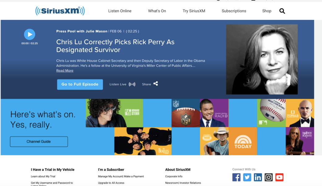 Sirius XM