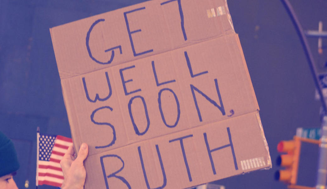 Get well Ruth Bader Ginsburg sign