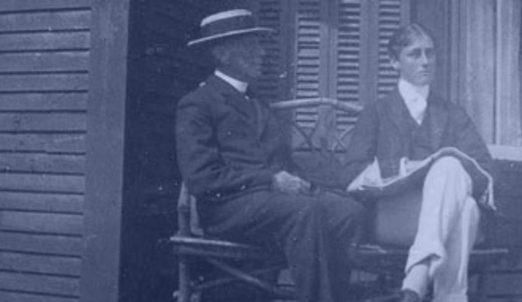 FDR and father in Campobello