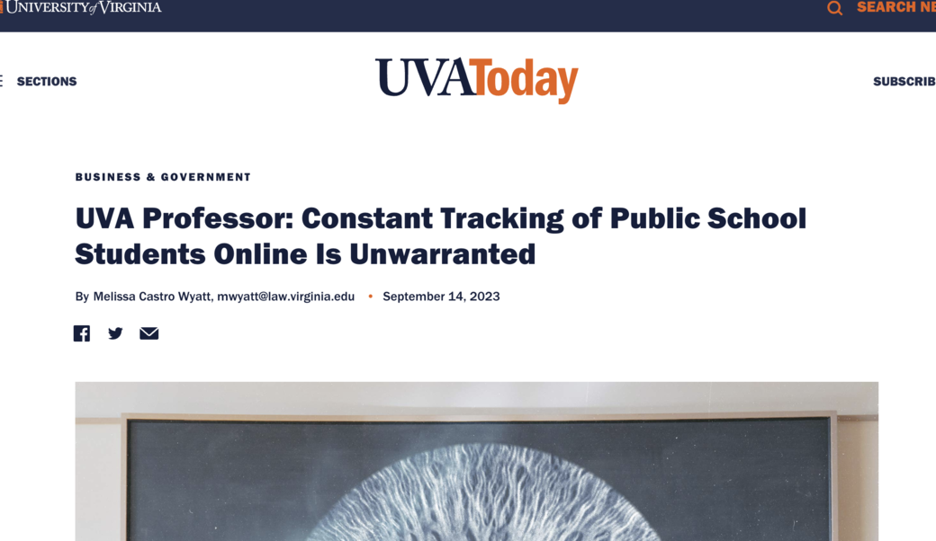 UVA Today Headline