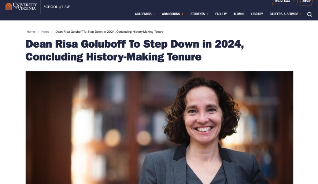 UVA Law headline