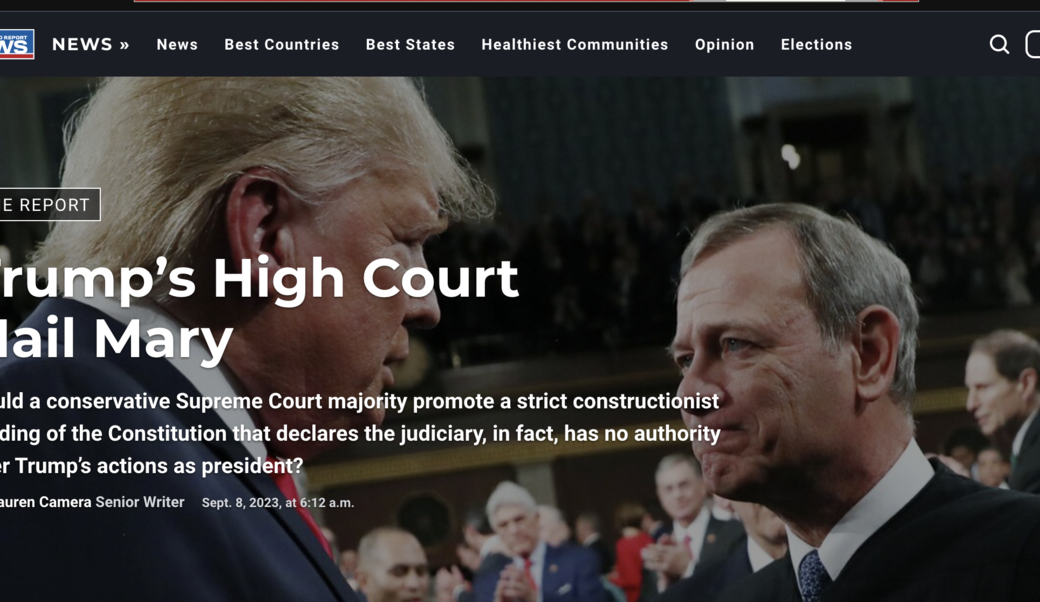 US News and World Report Headline