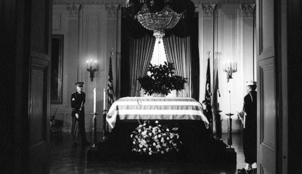 John F. Kennedy's coffin