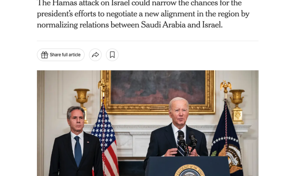 New York Times headline