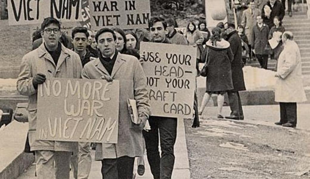 University of Wisconsin-Madison students protest the Vietnam War