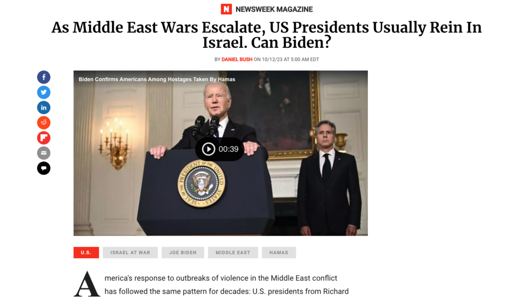Newsweek headline