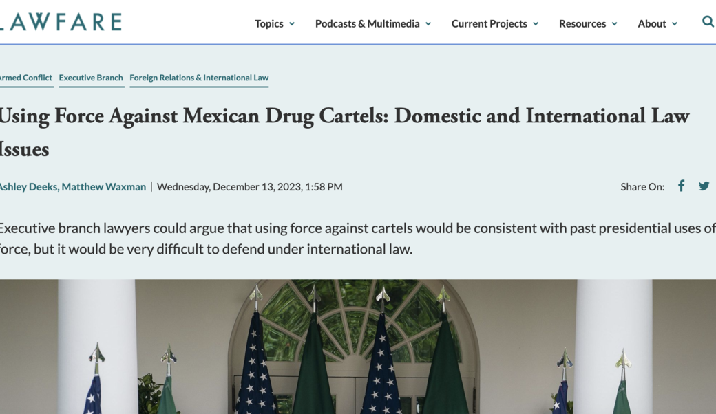 Lawfare headline