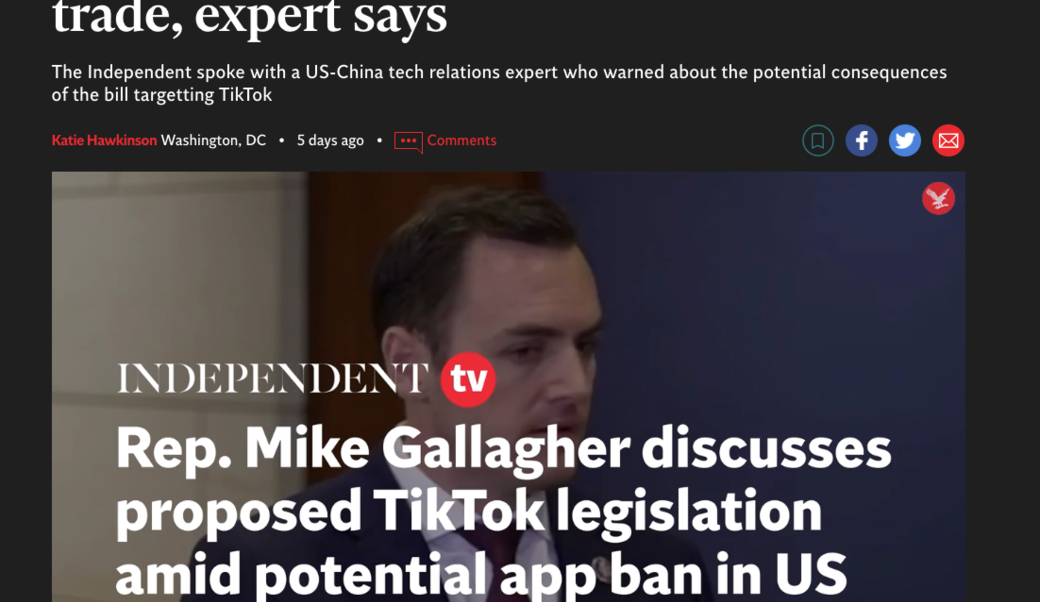 the independent headline