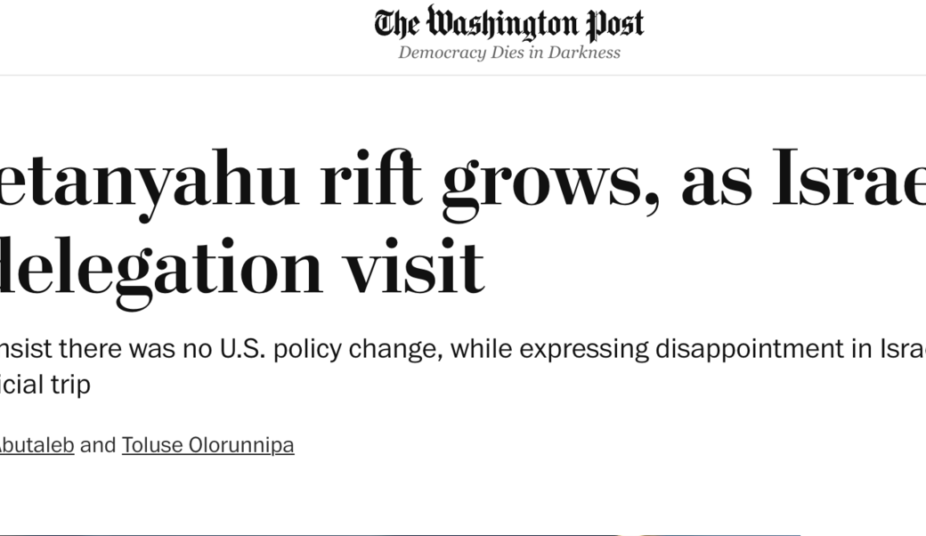 washington post headline