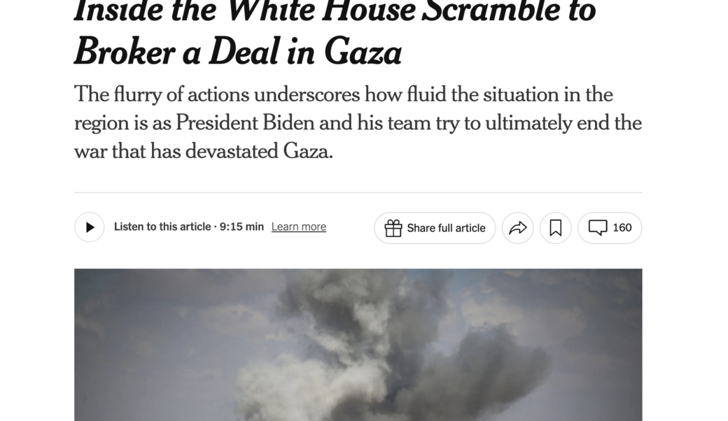 new york times headline