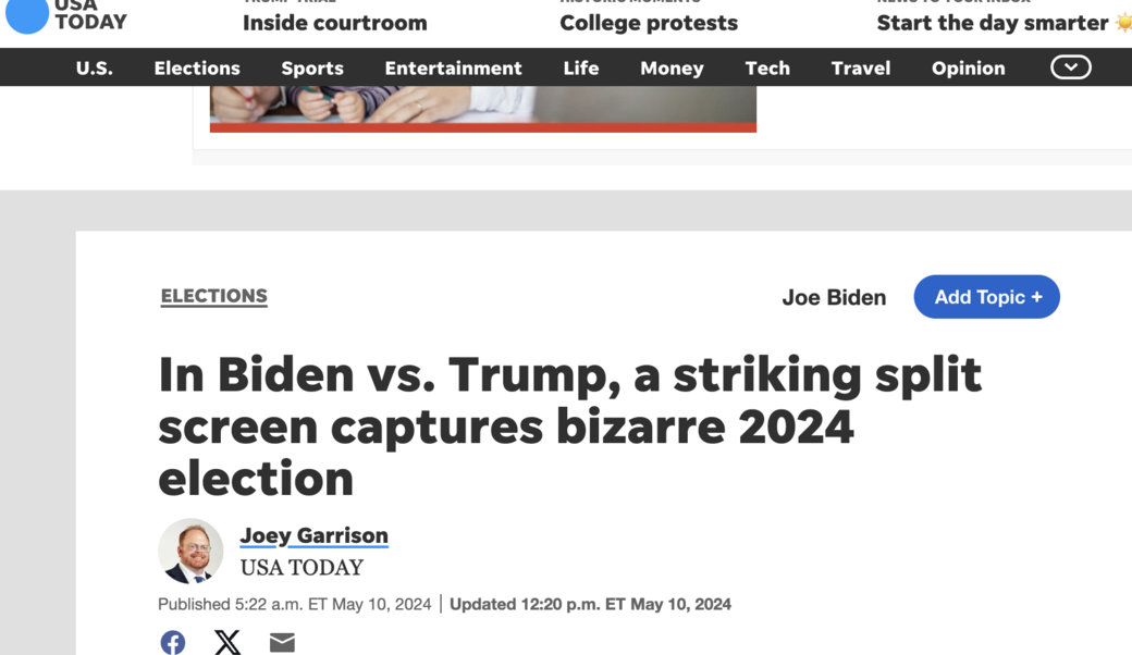 usa today headline
