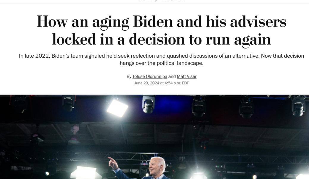 washington post headline