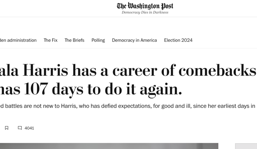 the washington post headline
