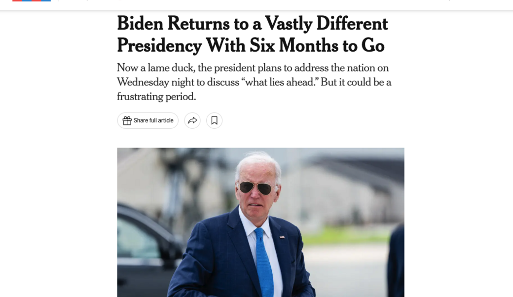 new york times headline