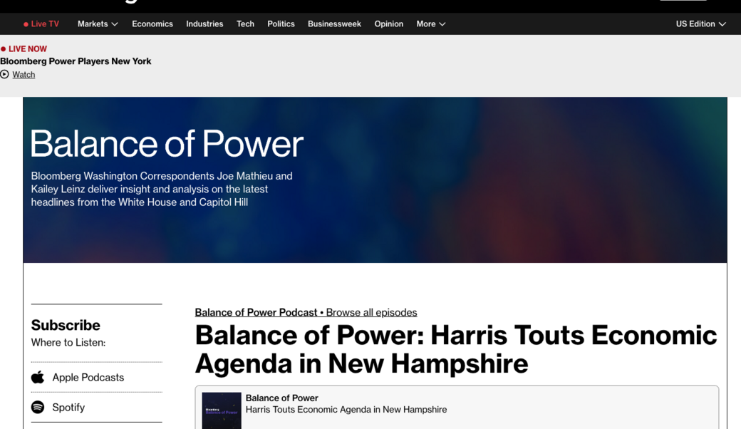bloomberg headline
