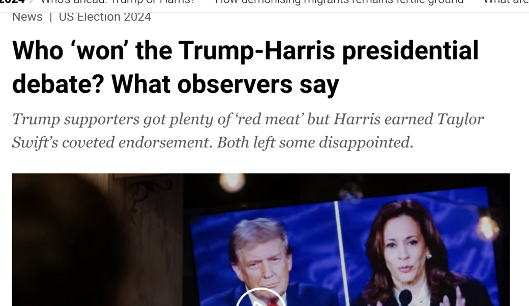 al jazeera headline