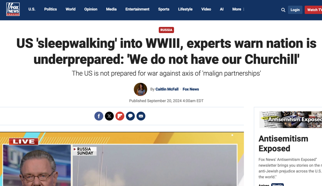 fox news headline