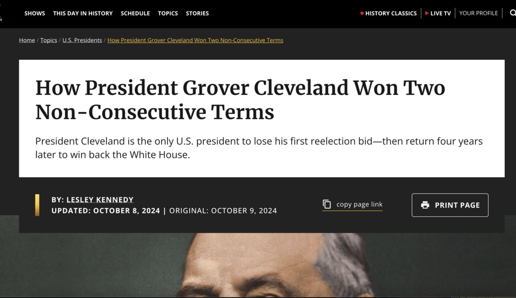article headline
