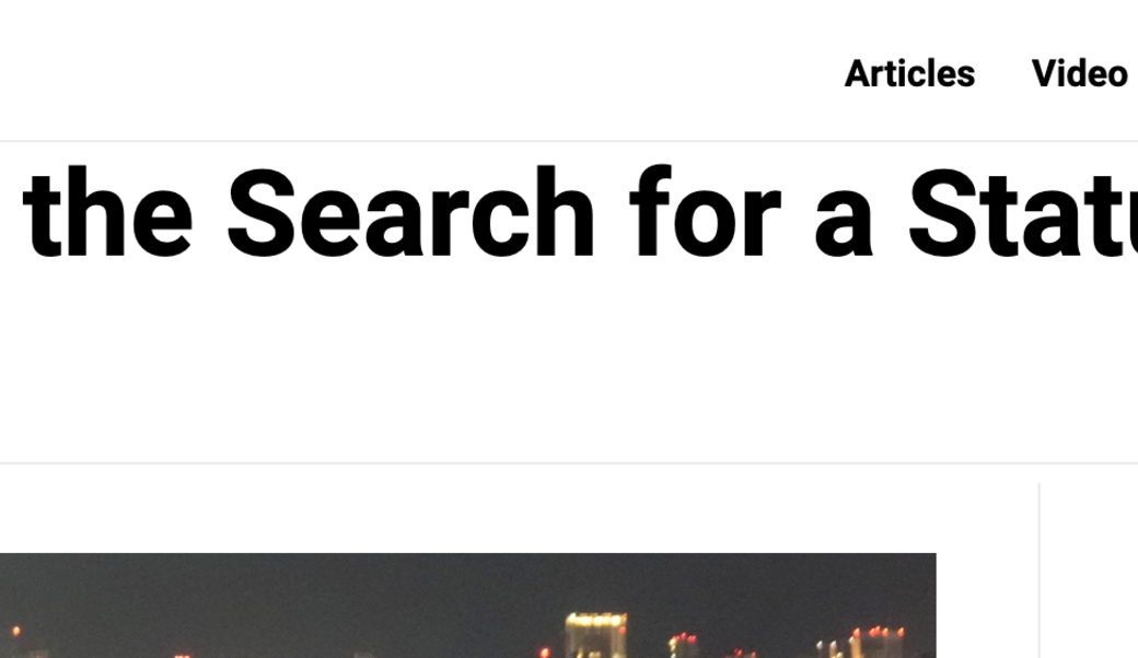 article headline