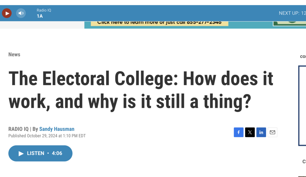 article headline