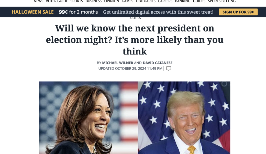 article headline