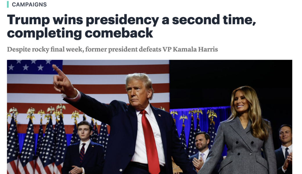 article headline