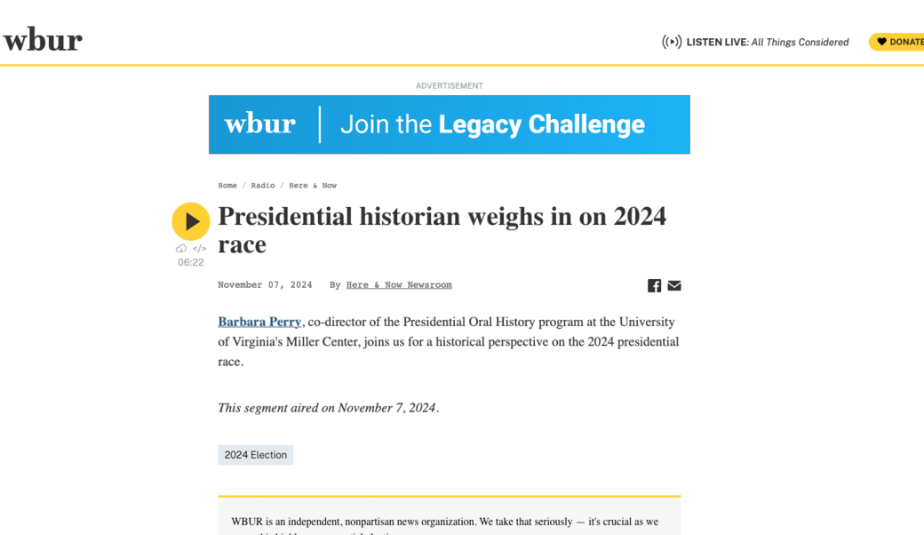 article headline