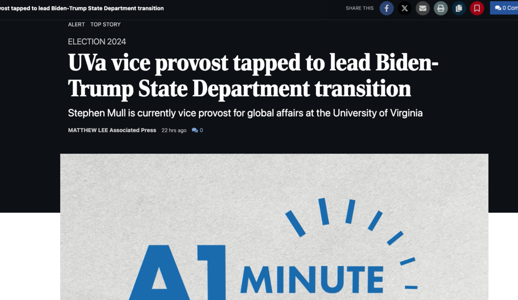 article headline
