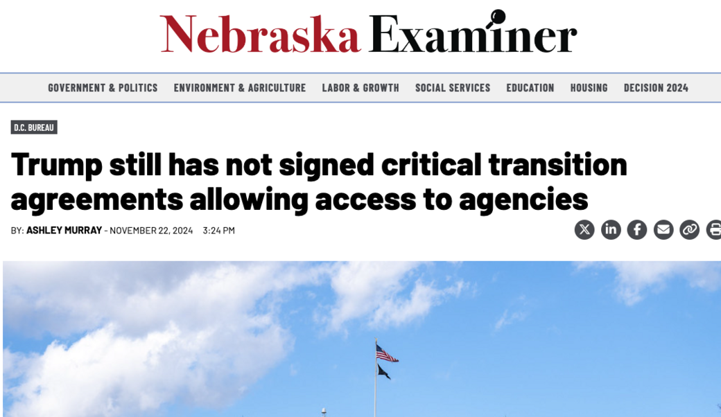 article headline