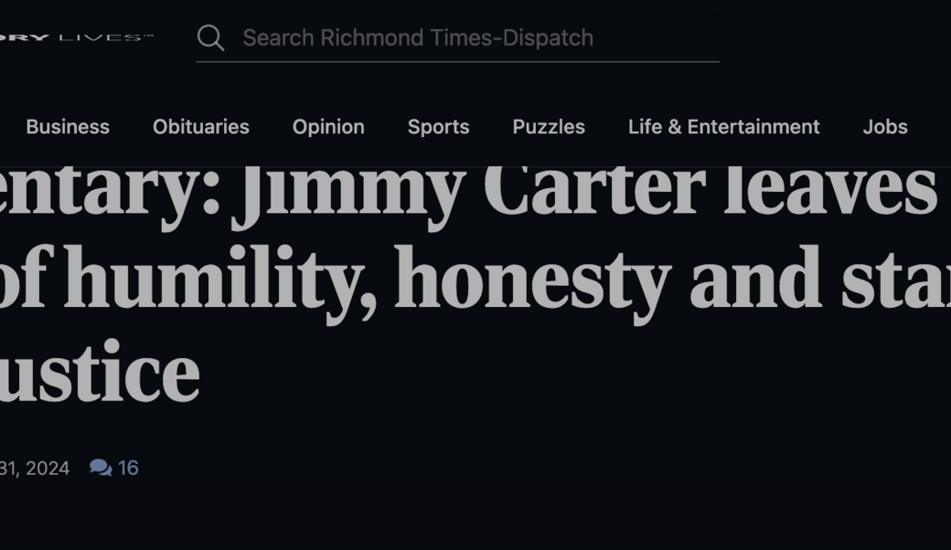 article headline