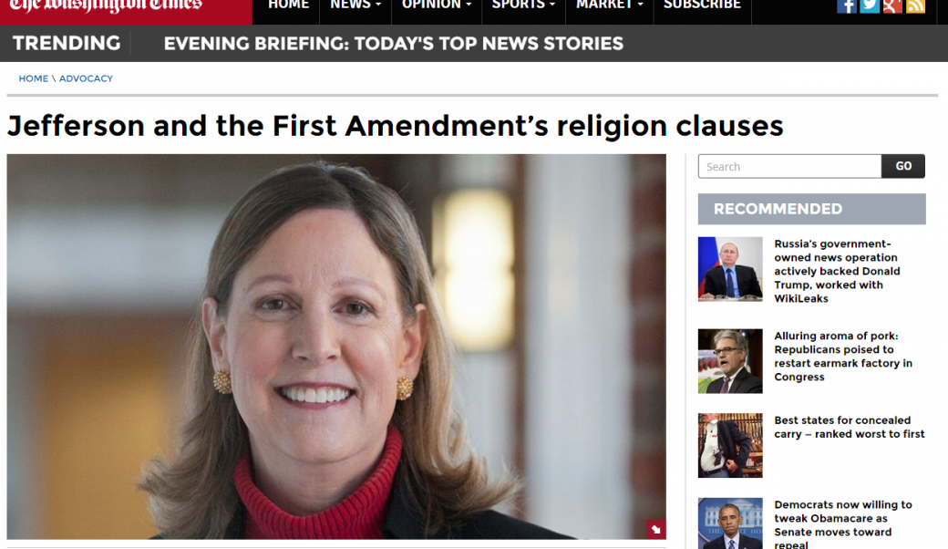 Perry in Washington Times