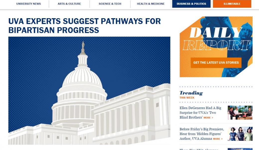 UVA experts suggest pathways for bipartisan progress