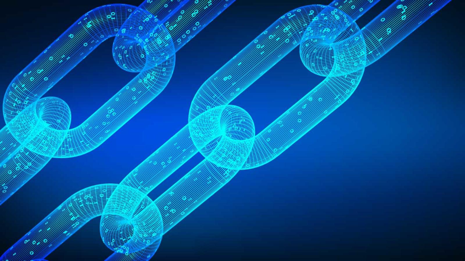a link chain of data graphic